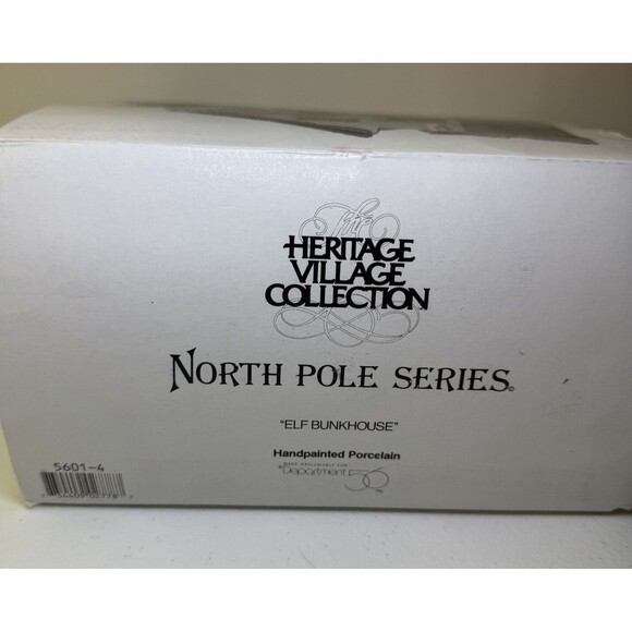 Dept 56 Heritage Village North Pole Series "Elf Bunkhouse" 5601-4 Retired NOS - Picture 9 of 9